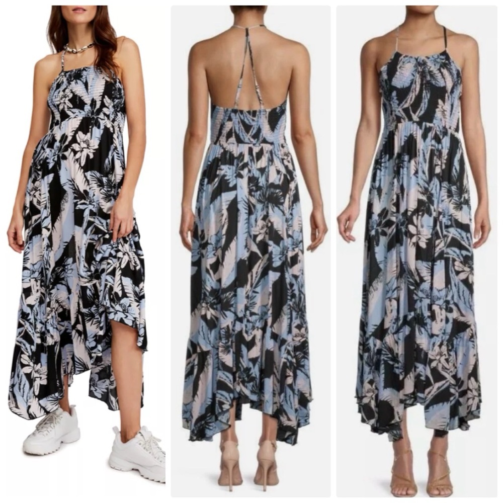 Free People heat wave paradise maxi dress in floral paradise print - small